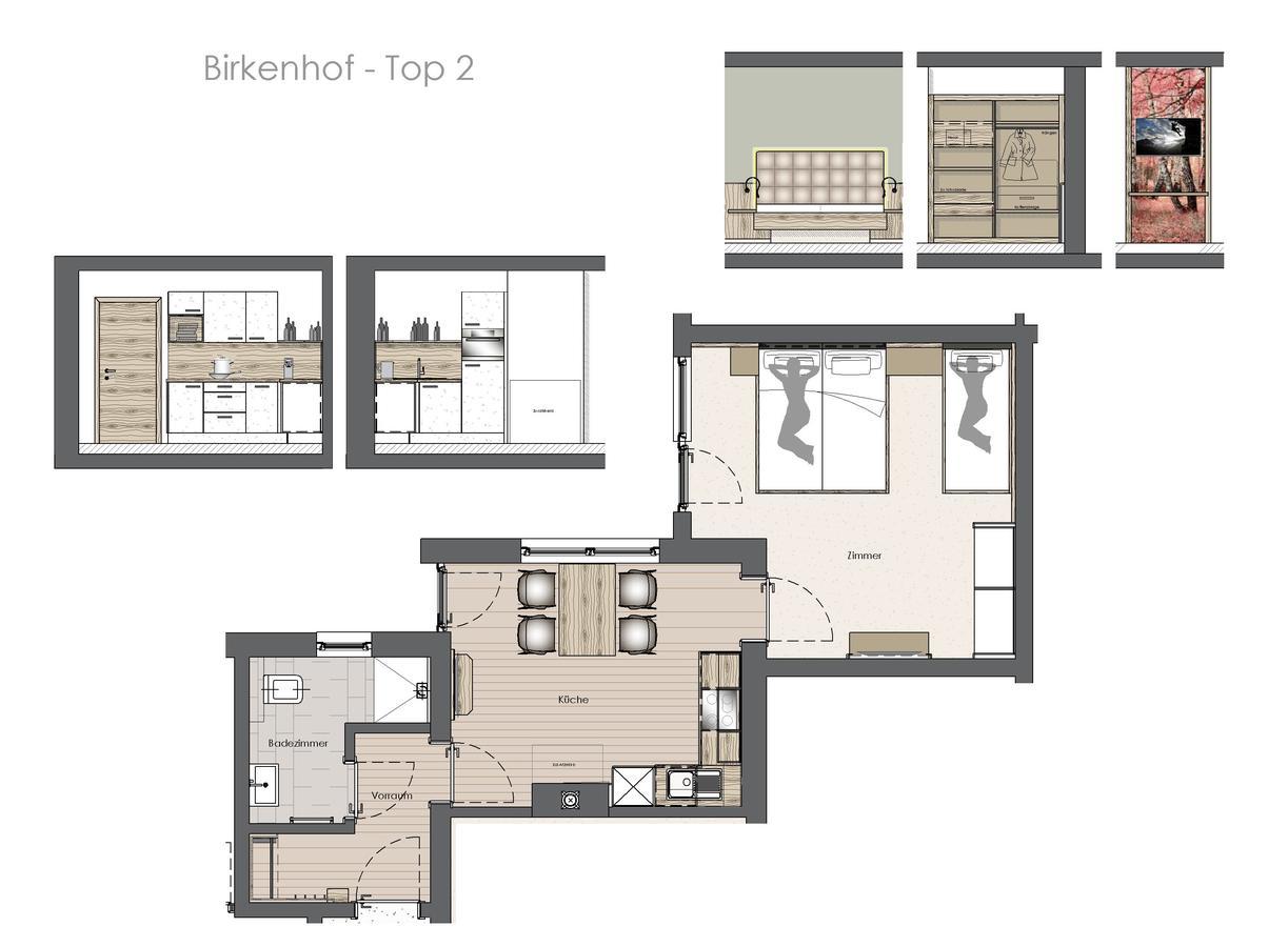 Ferienwohnung Birkenhof Zell am Ziller Exterior foto