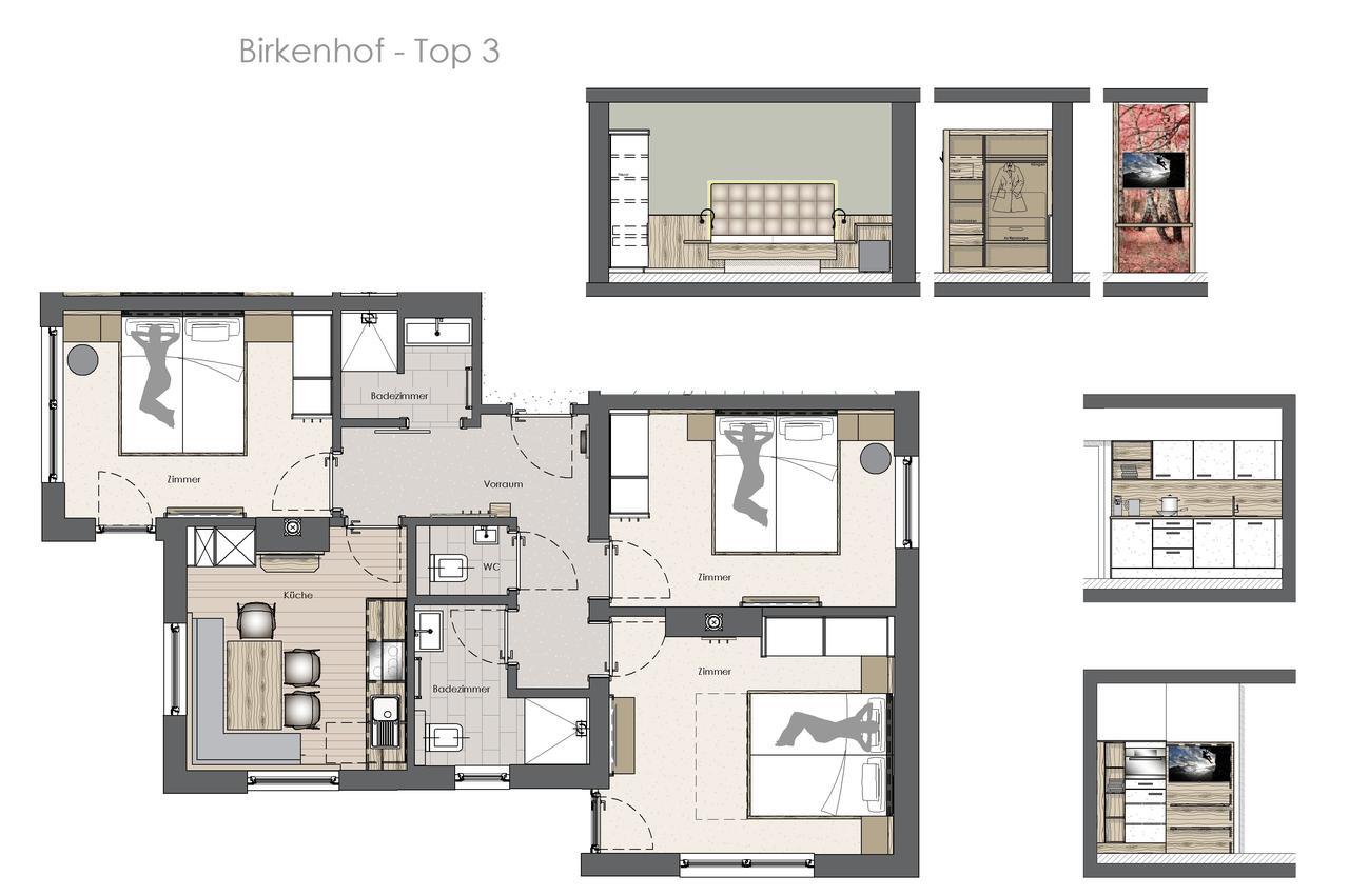 Ferienwohnung Birkenhof Zell am Ziller Exterior foto
