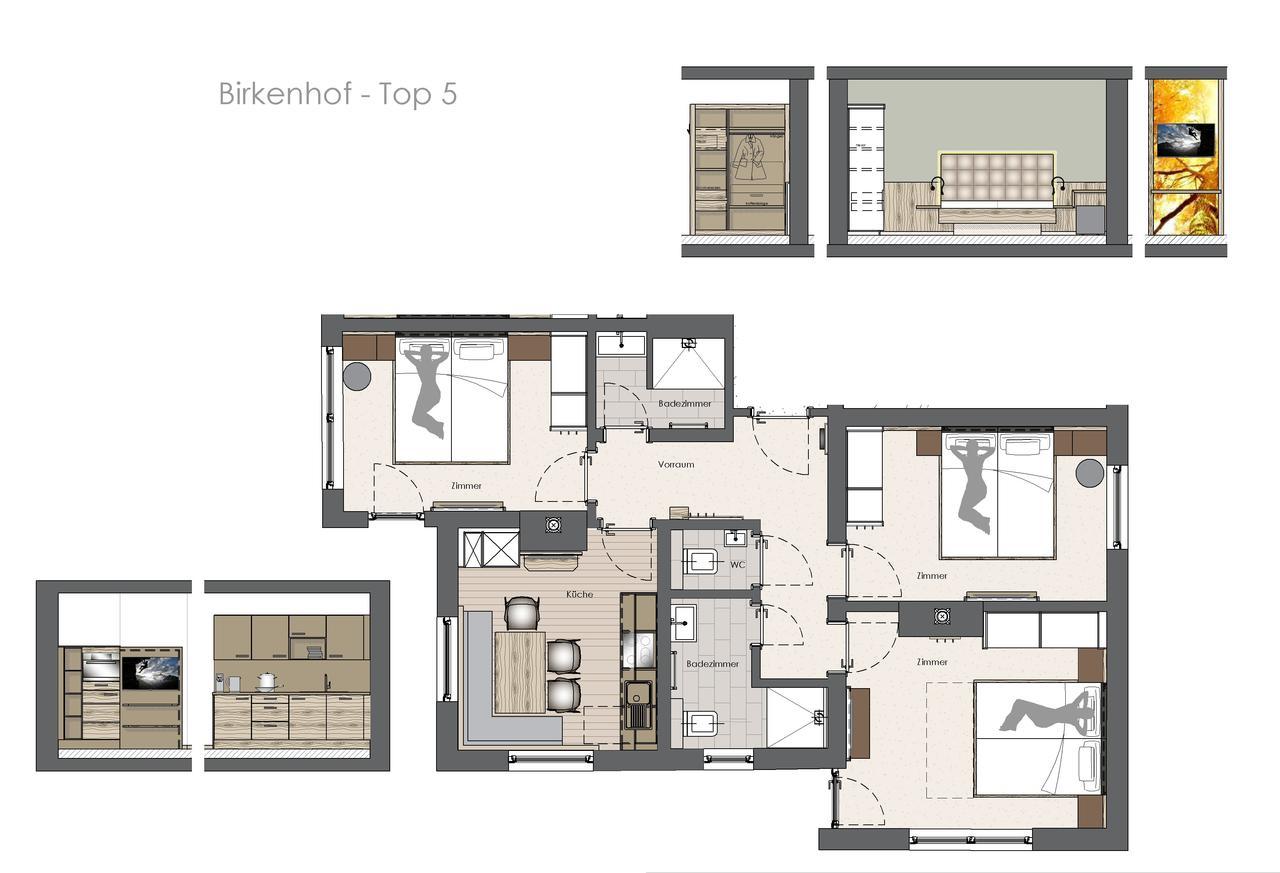 Ferienwohnung Birkenhof Zell am Ziller Exterior foto