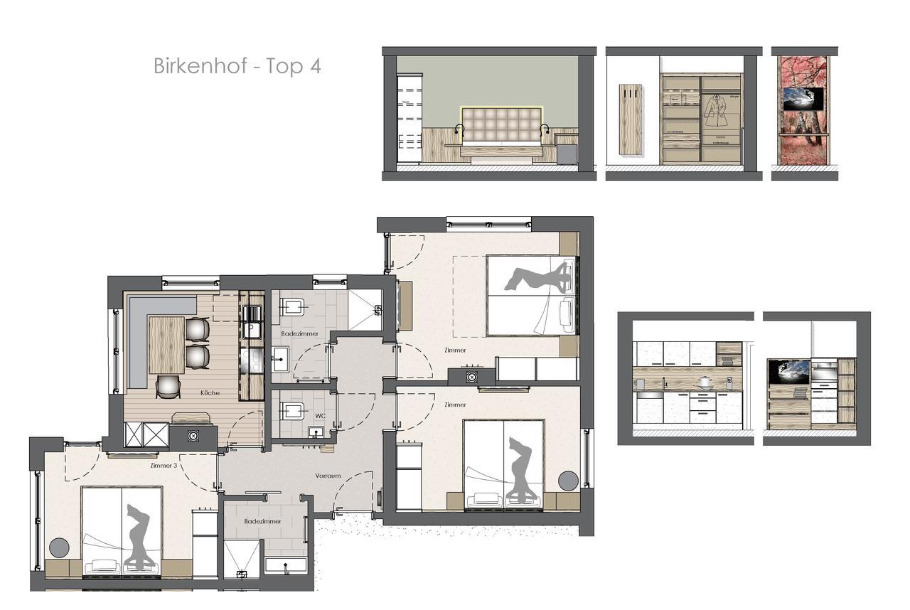 Ferienwohnung Birkenhof Zell am Ziller Exterior foto