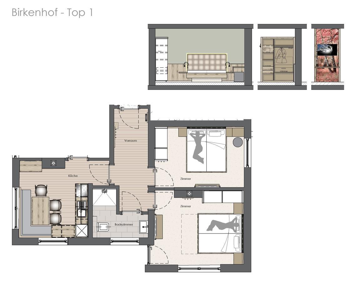 Ferienwohnung Birkenhof Zell am Ziller Exterior foto