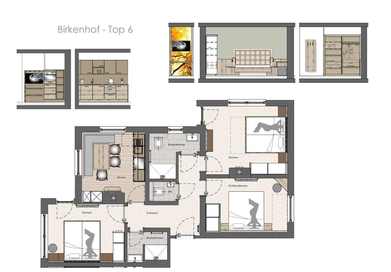 Ferienwohnung Birkenhof Zell am Ziller Exterior foto